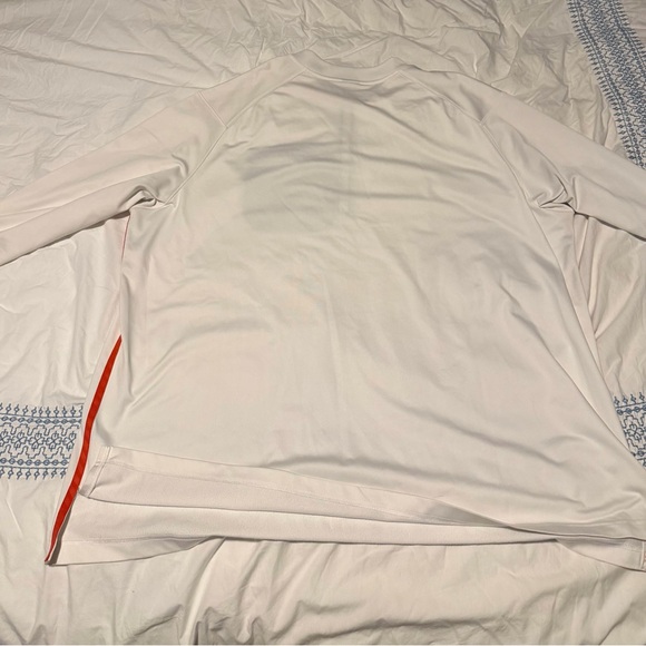 Clemson men’s Nike Dri-FIT White Jacket with Orange Trim - Picture 4 of 5